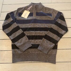 ISAAC MIZRAHI | Boys MELANGE ZIP COLLAR
Sweater | Sz 2/3